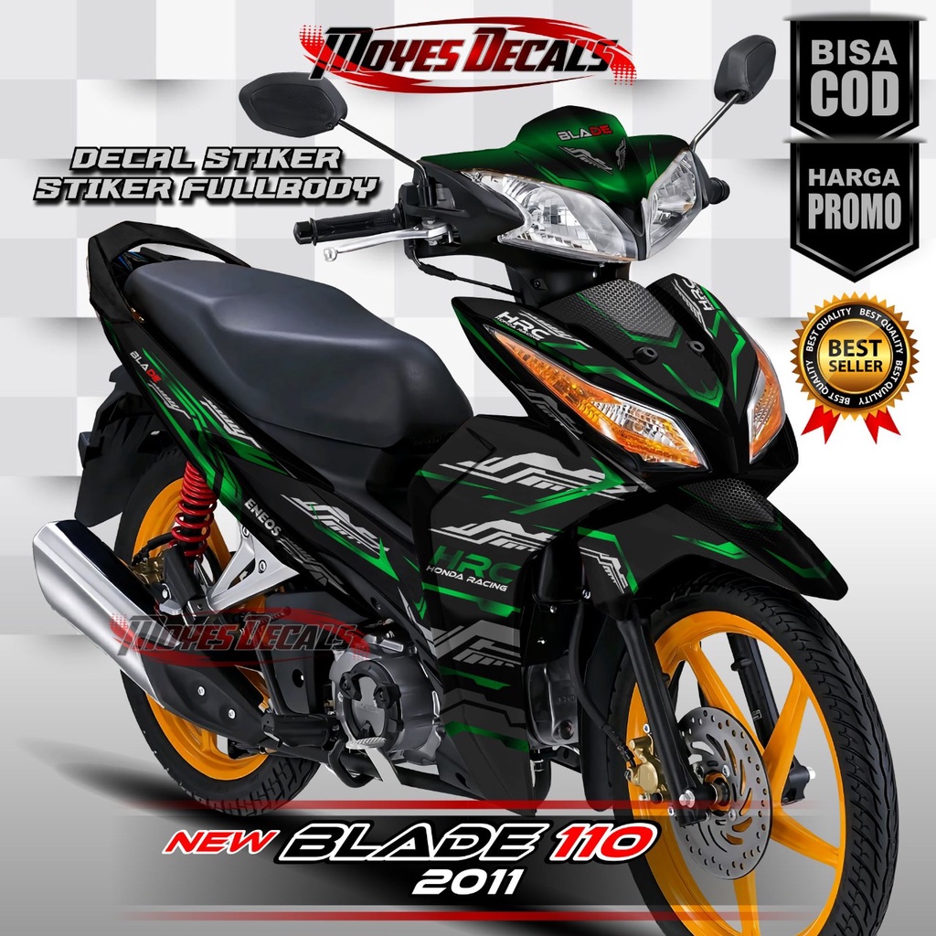 Jual stiker blade new decal blade bew decal stiker honda blade new