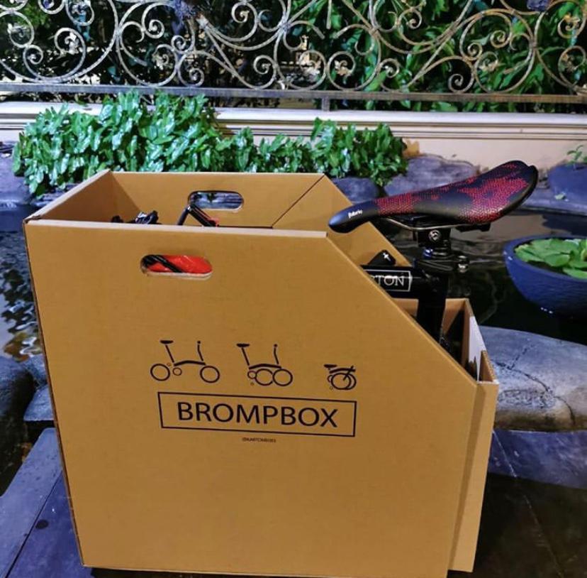 Jual READY STOCK BROMPBOX Box Kotak Sepeda Lipat Karton Sepeda Brompton Folding Bike Fold Bike Shopee Indonesia