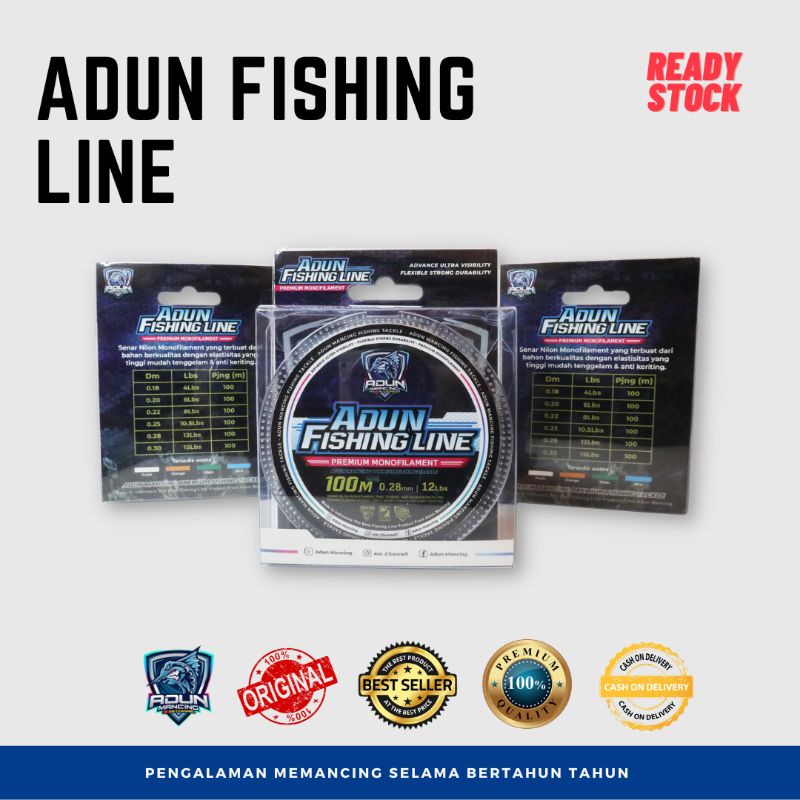 Jual Senar Pancing Fluorocarbon Super Strong Japanese Fishingline 100M - 1  - Kota Bandung - 1nampan