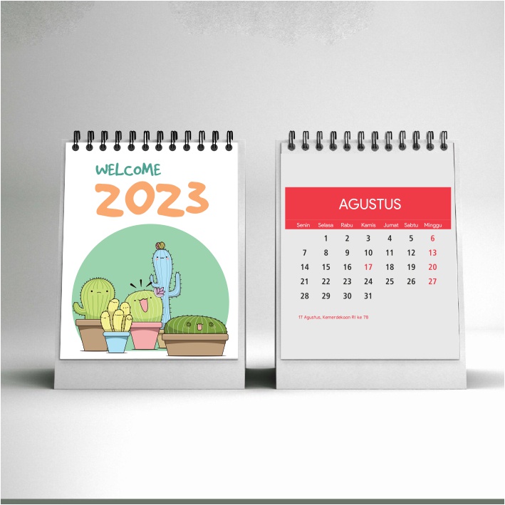 Jual Kalender 2023 Mini Kalender Meja Mini Kalender Meja Estetik 2023 Mini Aesthetic Calendar 