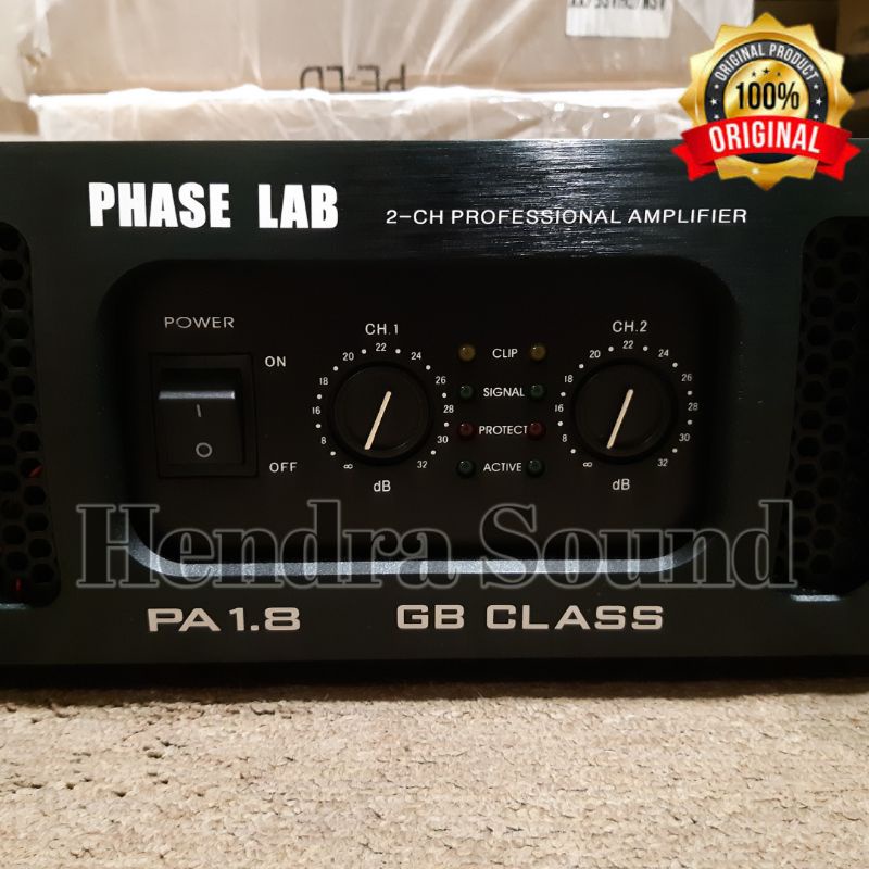 Jual Power Amplifier Phase Lab PA 1.8 class GB Shopee Indonesia