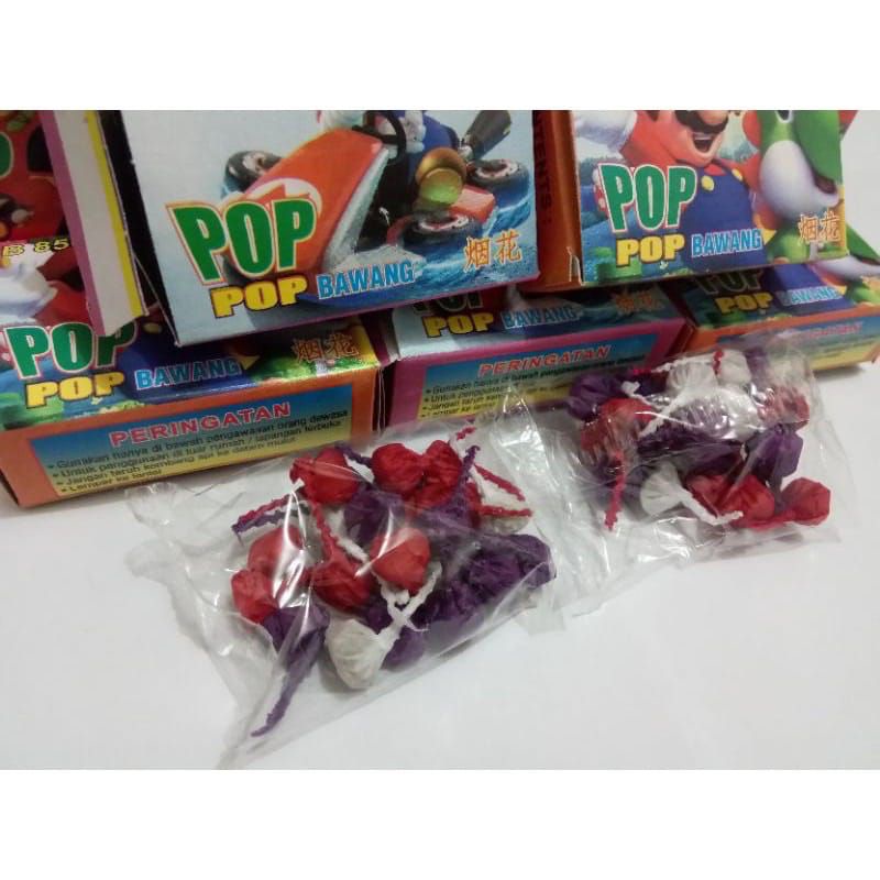 Jual pop pop bawang banting 25 pcs / mainan anak outdoor / mainan ...