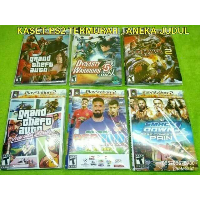 Jual Kaset PS2 Slim & PS 2 Fat Judul Bagus