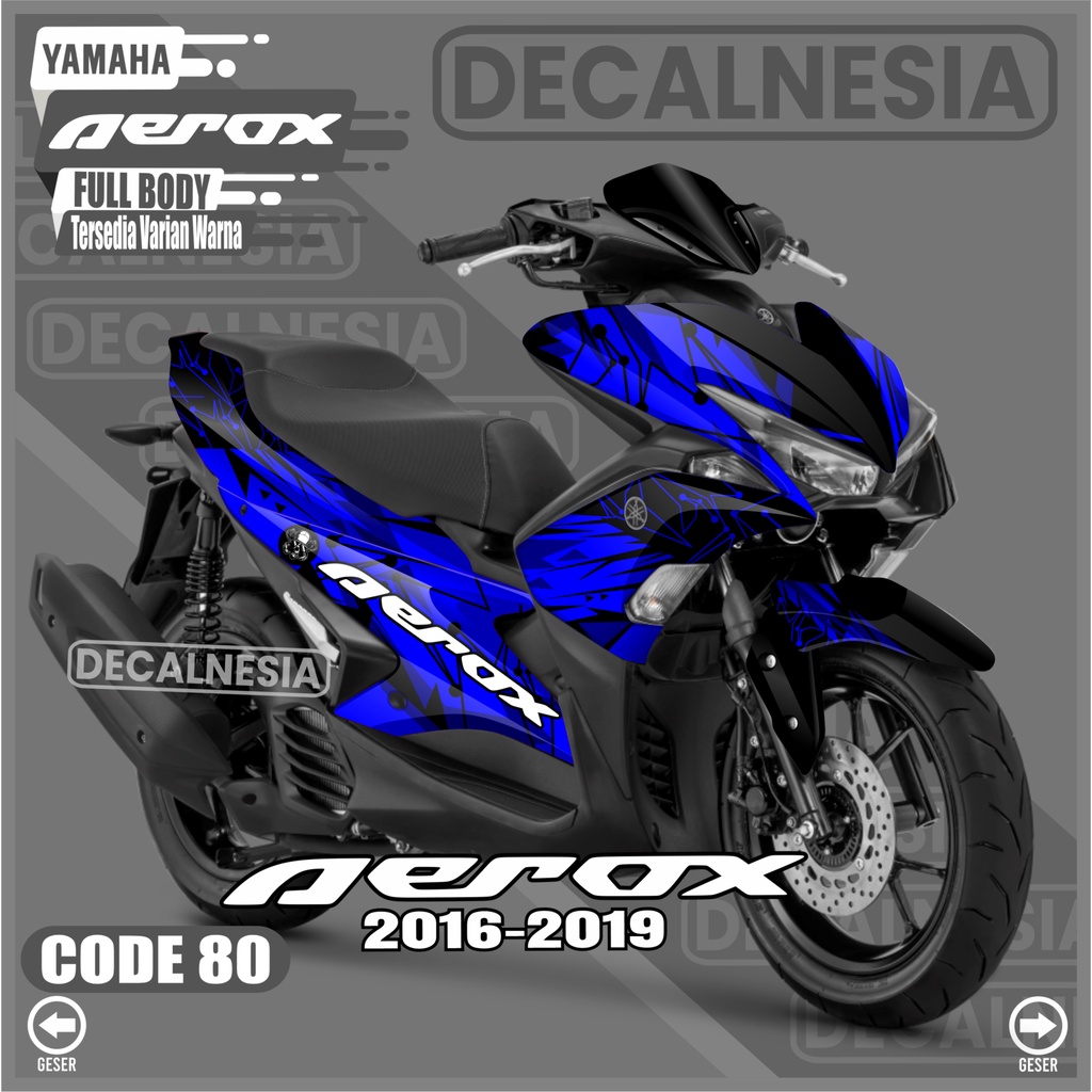Jual Stiker Decal Aerox 155 Old Full Body 2017 2018 2019 Sticker Motor ...