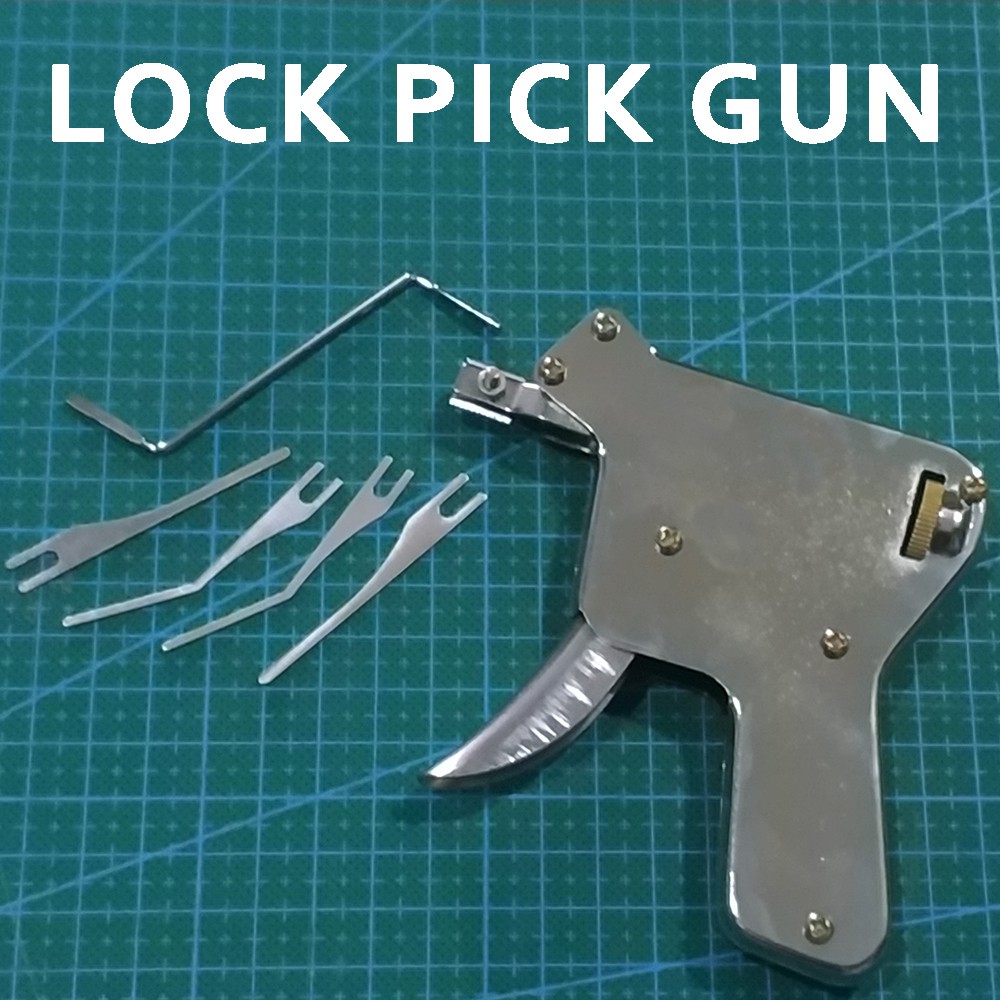 Jual Lock Pick Snap Gun Locksmith Tool Door Locked Opener 4 Blades 1