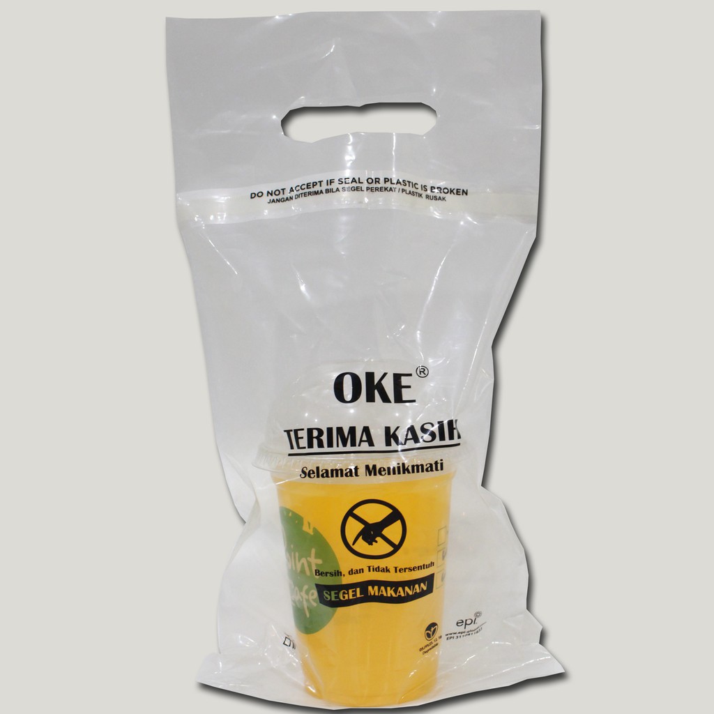 Jual Kantong Plastik Oke Segel Minuman Pon Oval X Shopee Indonesia