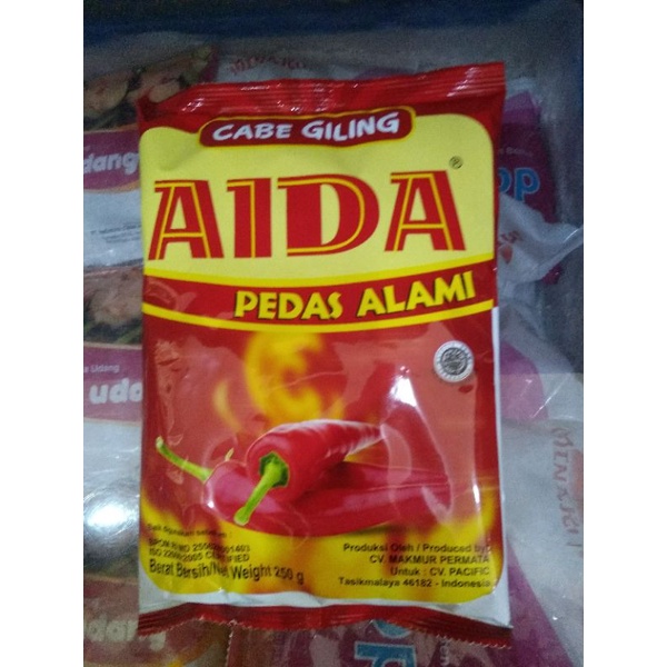 Jual Aida Cabe Bubuk Pedas Alami Gr Shopee Indonesia