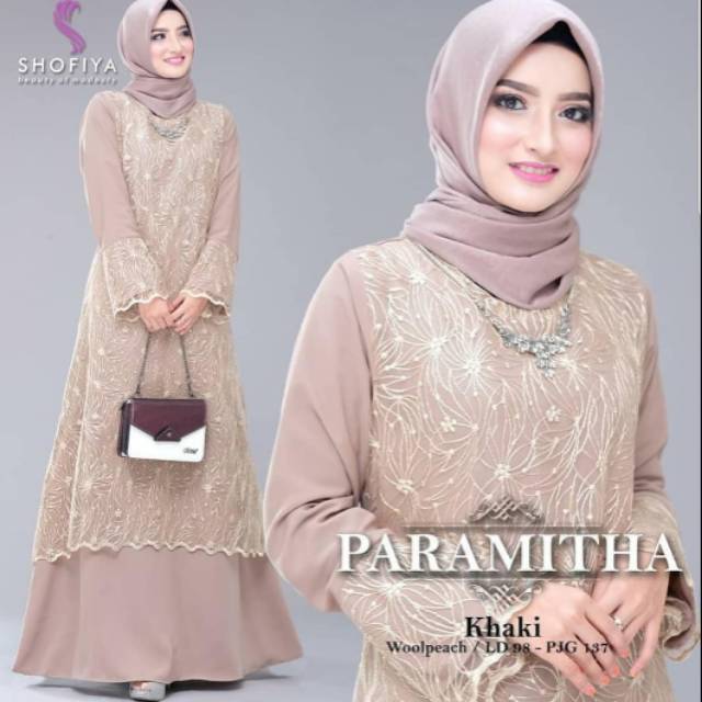 Dress warna khaki best sale