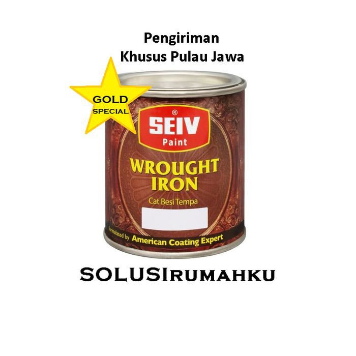 Jual Cat Besi Tempa 1/4 Ltr Special SEIV Wrought Iron GOLD/Emas Special
