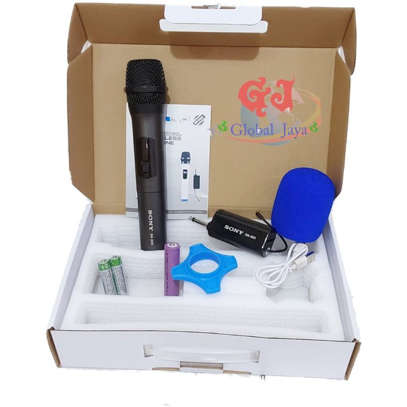Jual mic wireless sony sn900/mic handle sony sn 900/wireless microphone ...