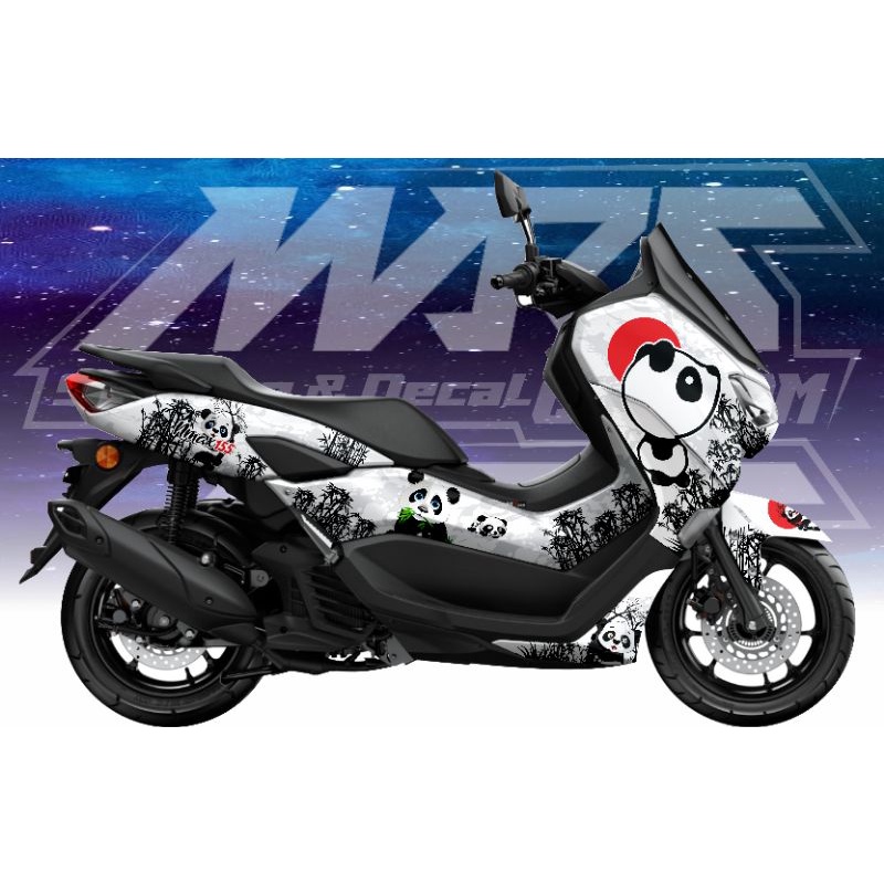 Jual DECAL FULLBODY NMAX 155 PANDA CUTE SUDAH TERCUTTING DENGAN MESIN ...