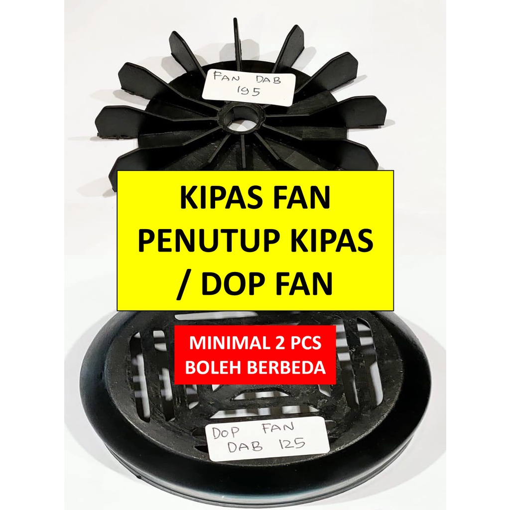 Jual Kipas Fan dan Tutup Kipas Dop Fan - Spare Part Gulung Dinamo Pompa ...