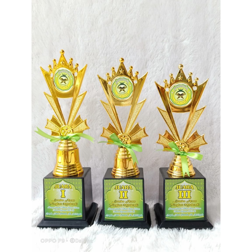 Jual Piala Set 123 Mahkota Pita Piala Mini Piala Set Mini Piala Murah