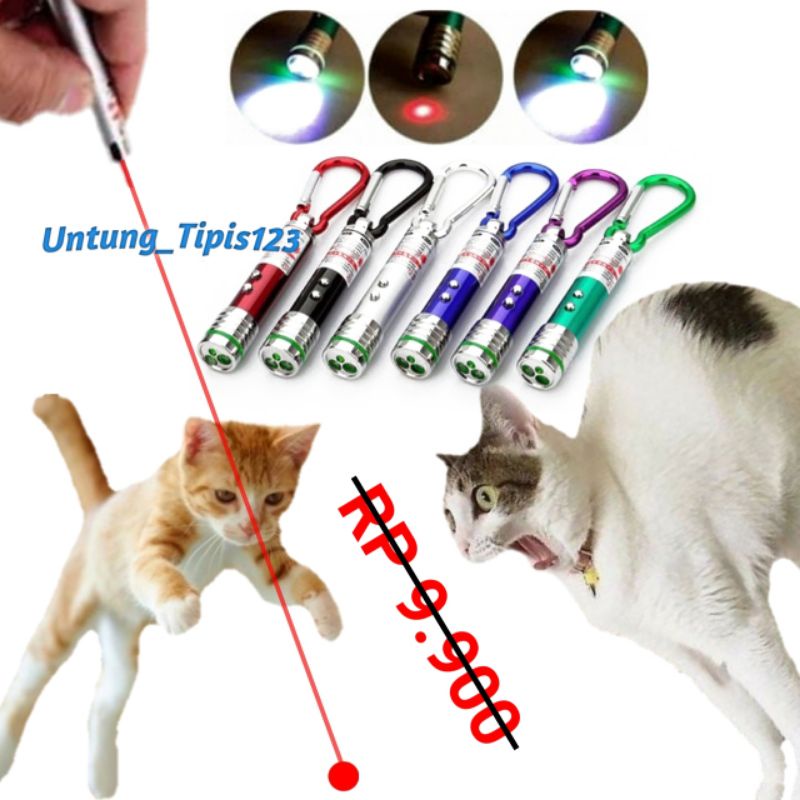 Jual Laser Mainan Kucing Anjing 3 In 1 Senter Premium Mainan Anak ...