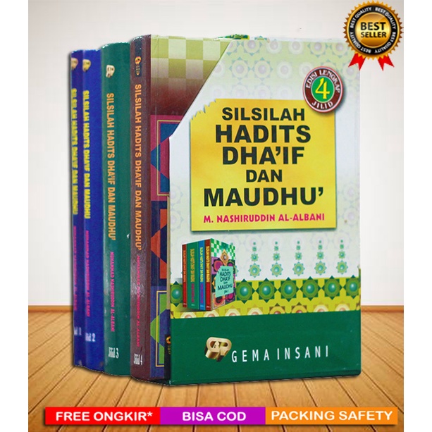 Jual 1 Set Kitab Silsilah Hadits Dhaif Dan Maudhu' (Syaikh Al-Baniy ...