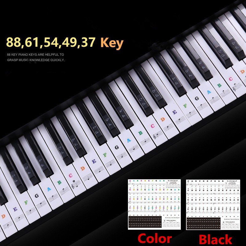 Jual Stiker label Tuts keyboard piano sticker | Shopee Indonesia