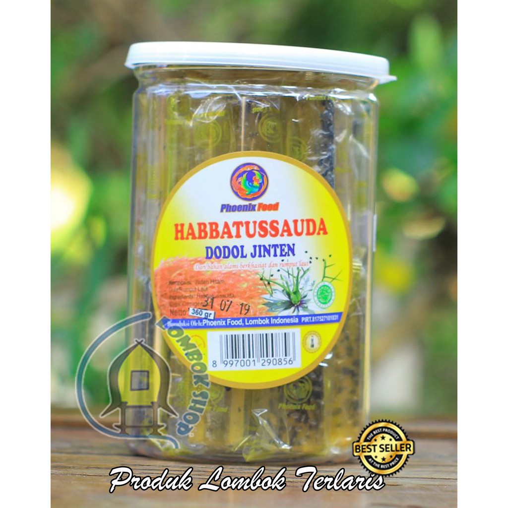 Jual Dodol Rumput Laut Habbatussauda Jinten Hitam Toples 360 Gram ...
