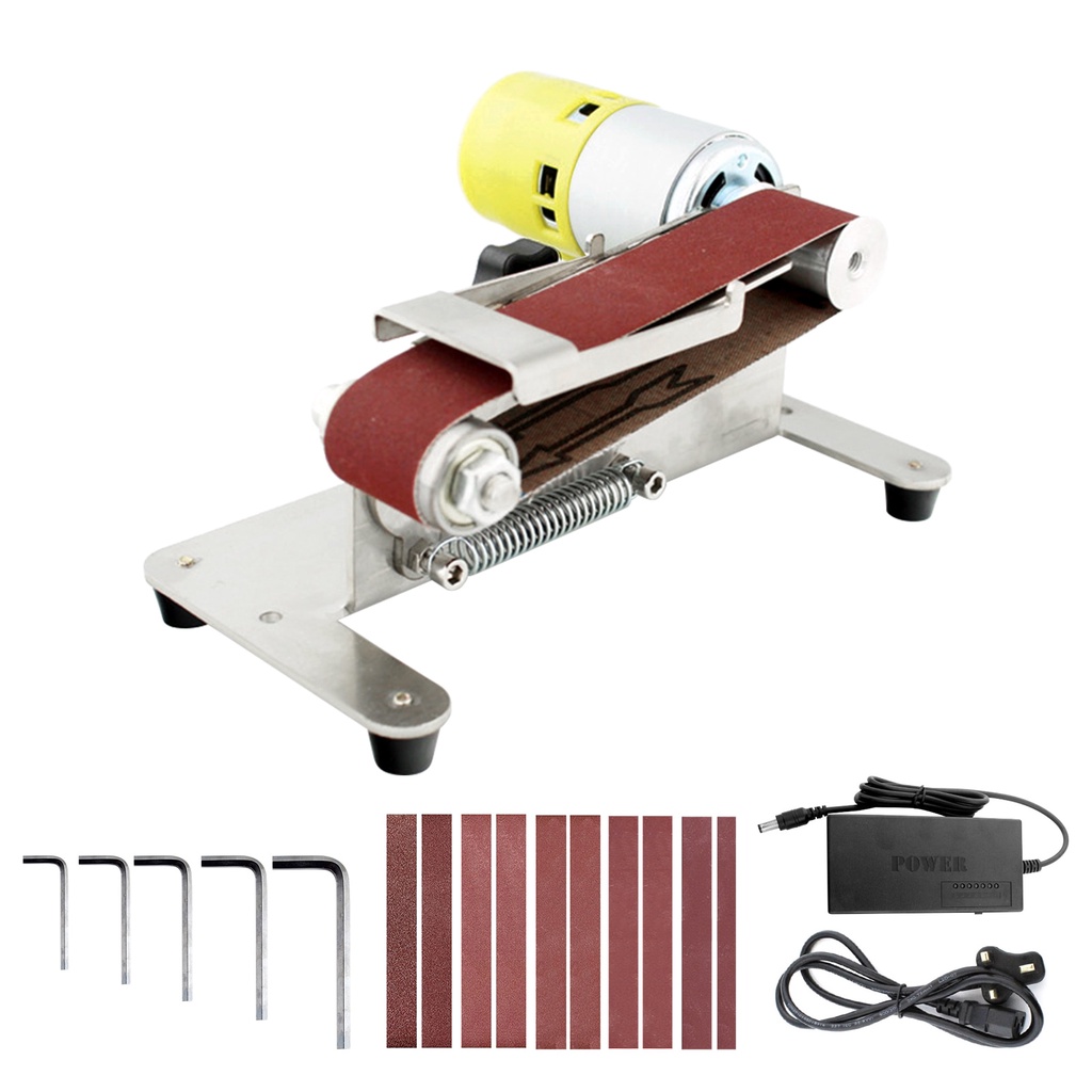 Jual PREORDER Mini Belt Sander Electric Edge Sharpener with Adjustable