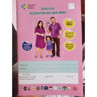 Jual Buku KIA (kesehatan Ibu Dan Anak) / Buku Pink / Buku Hamil / Buku ...