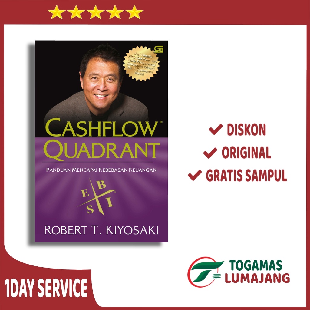 Jual Rich Dad`s Cashflow Quadrant Buku Asli Buku Motivasi Robert T