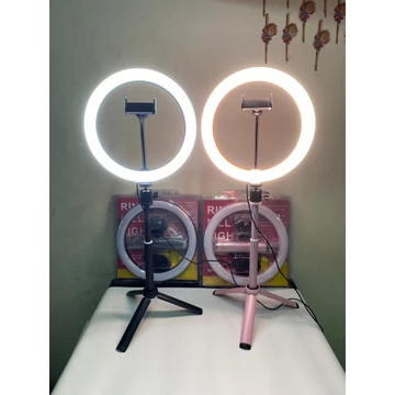 Lampu Ring Light Tripod Ring Fill Light Selfie