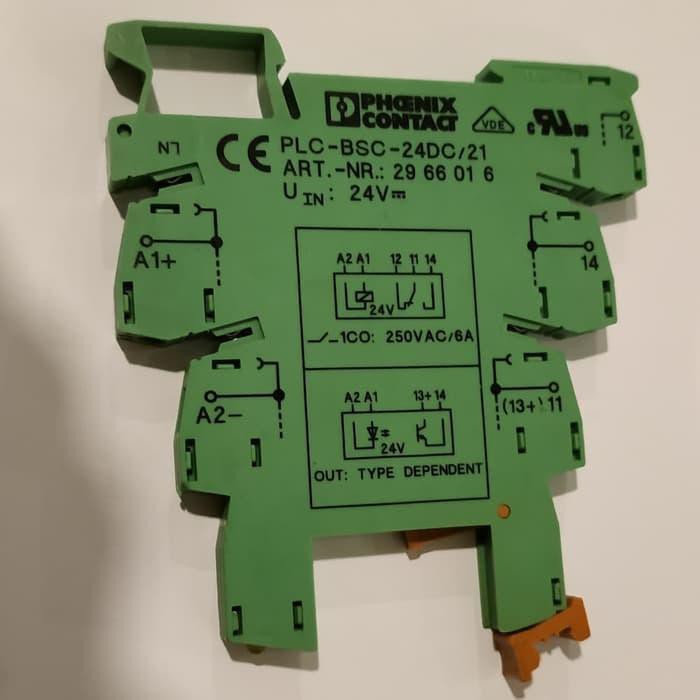 Jual Relay base PLCBSC 24DC/21 2966016 tools n parts Shopee