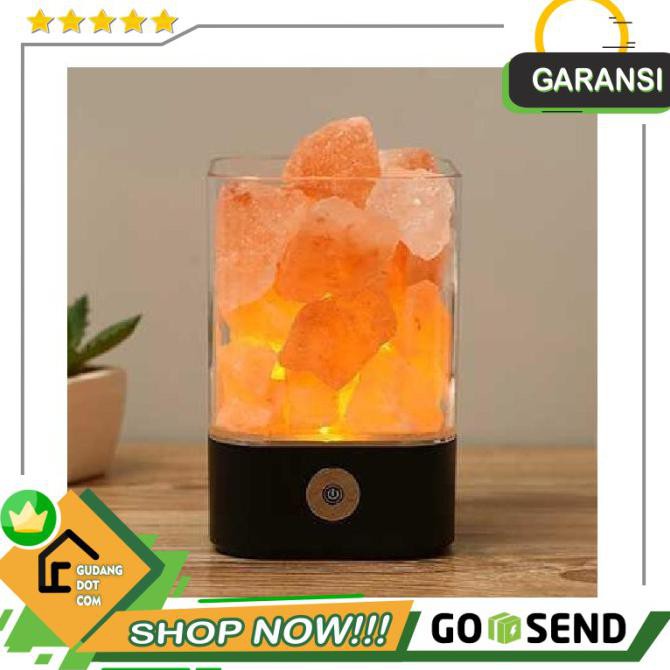 Jual Icoco Lampu Tidur Led Crystal Salt Lamp Of Himalaya Lava Lamp M