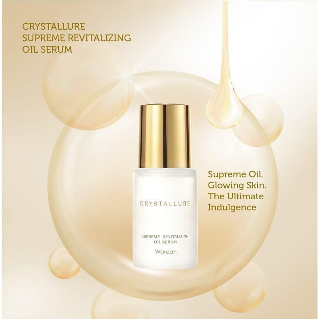 Jual Wardah CRYSTALLURE Supreme Revitalizing Oil Serum 30 ml Shopee