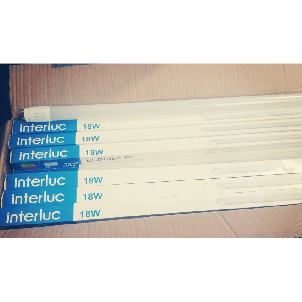 Jual LAMPU TL T8 TUBE LED PLASTIK 18 watt 120cm INTERLUC - Putih ...