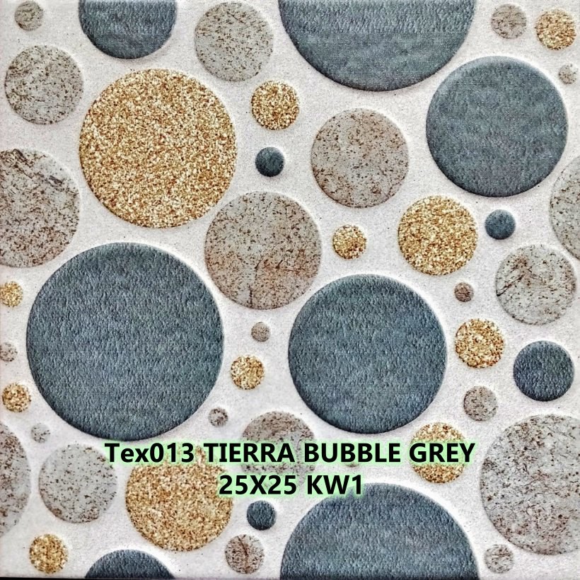 Jual Keramik Lantai Kamar Mandi Surface Tierra Bubble Grey 25x25 Kw1