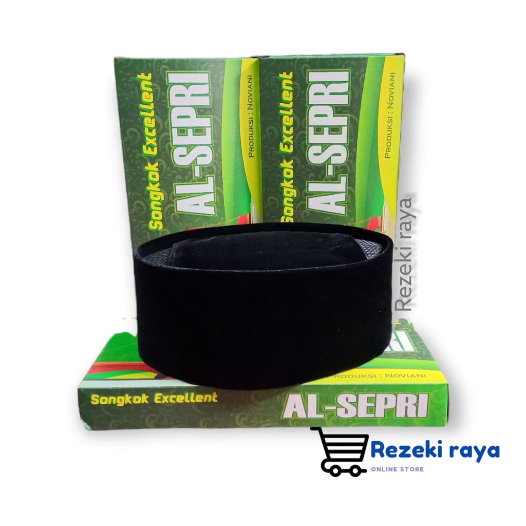 Jual Peci Songkok Kopiah Hitam Polos Al Sepri Ac Exclusive Limited