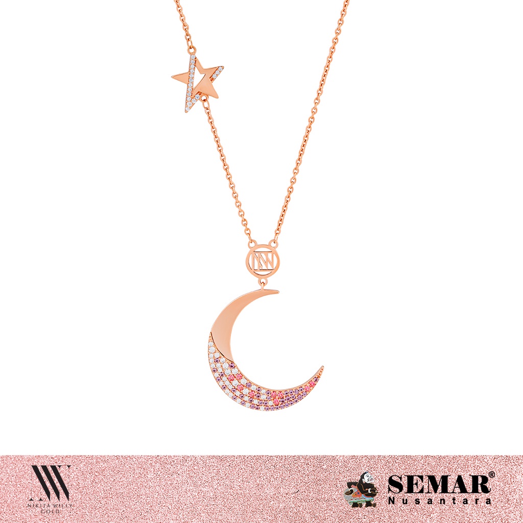 Jual Nikita Willy Gold Kalung Emas La Luna 17K Semar Nusantara | Shopee  Indonesia