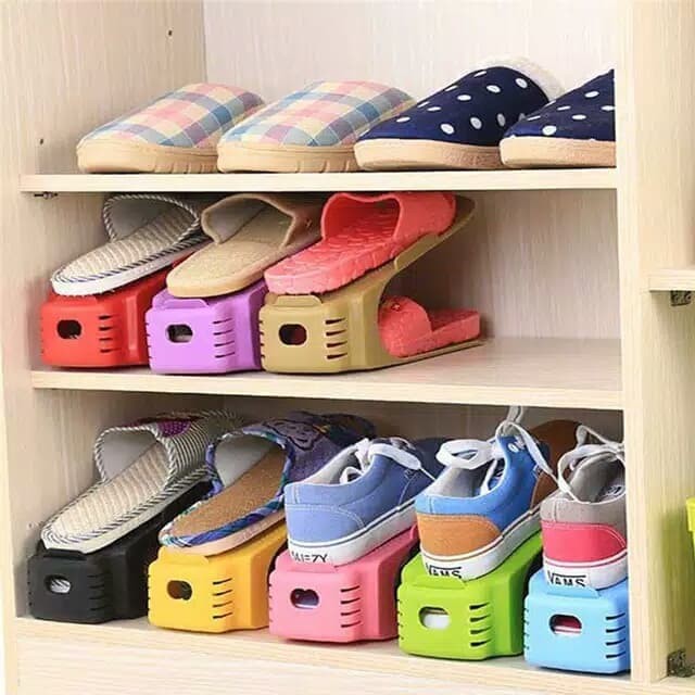 Jual EM Rak Penyimpanan Sepatu Susun/Organizer Sepatu | Shopee Indonesia