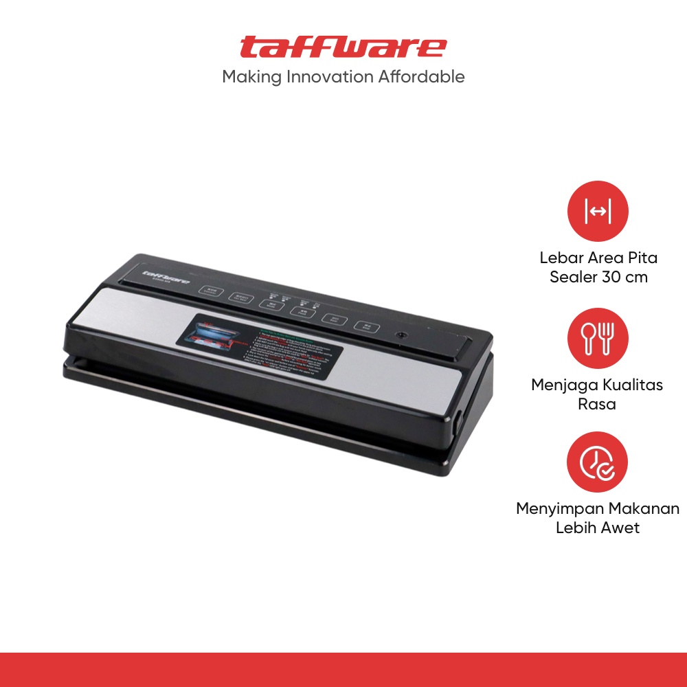 Jual Taffware Vacuum Sealer Packing Machine 110W E2900MS Shopee