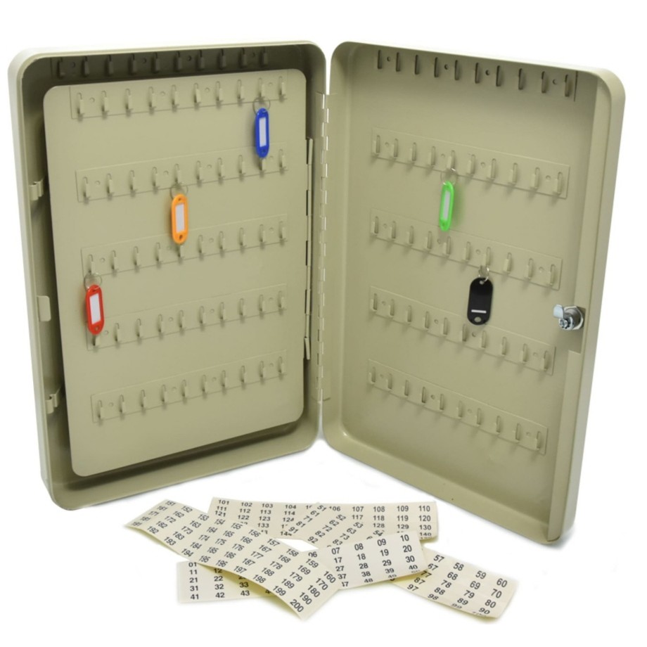 Jual Krisbow Kotak Kunci/Key Box Berdaya Tampung 200 Kunci - Krem ...
