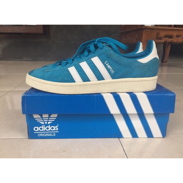 Adidas campus suede on sale blue