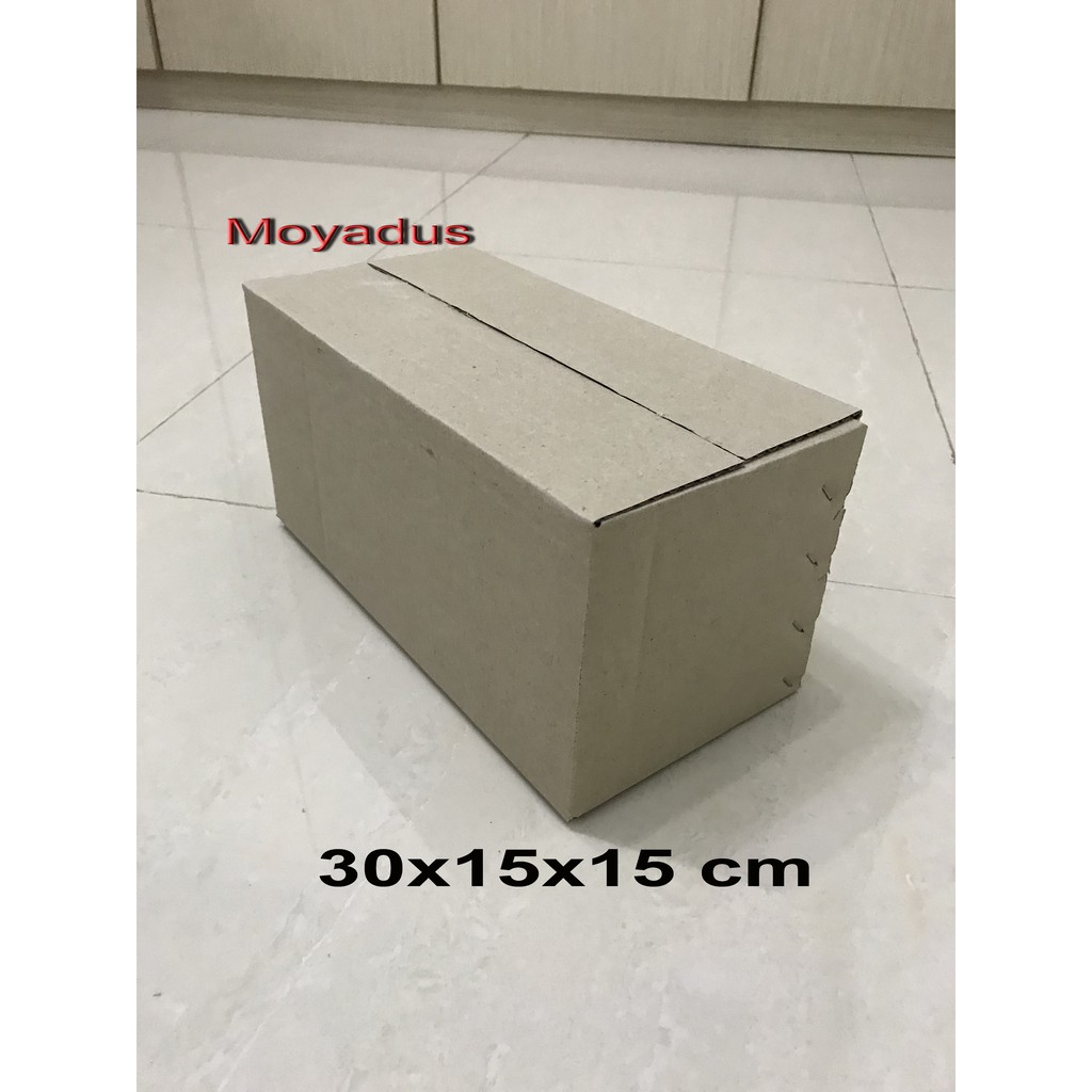 Box USA 30x15x15 Corrugated Shipping Box – 15-Pack, Single Wall, Long Shape