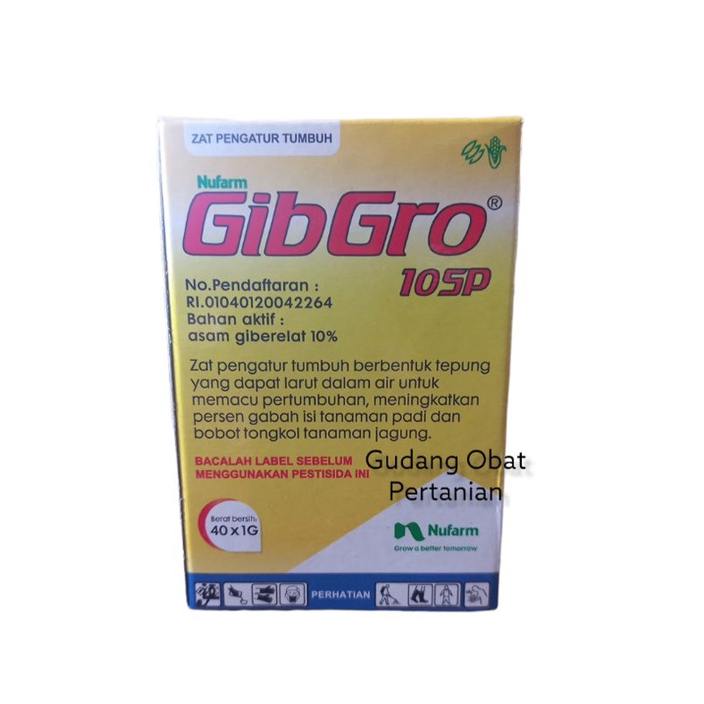 Jual GIBGRO 10 SP Kemasan Kotak Isi 40 Pcs@1gr Zat Pengatur Tumbuh Padi ...