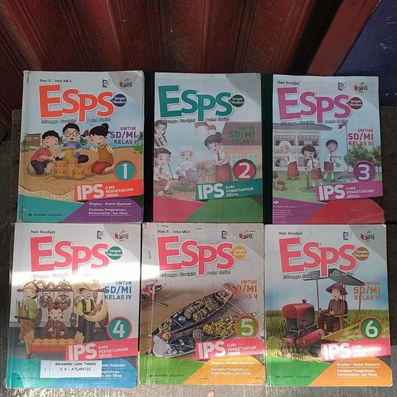 Jual Esps Ips Ilmu Pengetahuan Sosial Untuk Sd Kelas 1 2 3 4 5 6