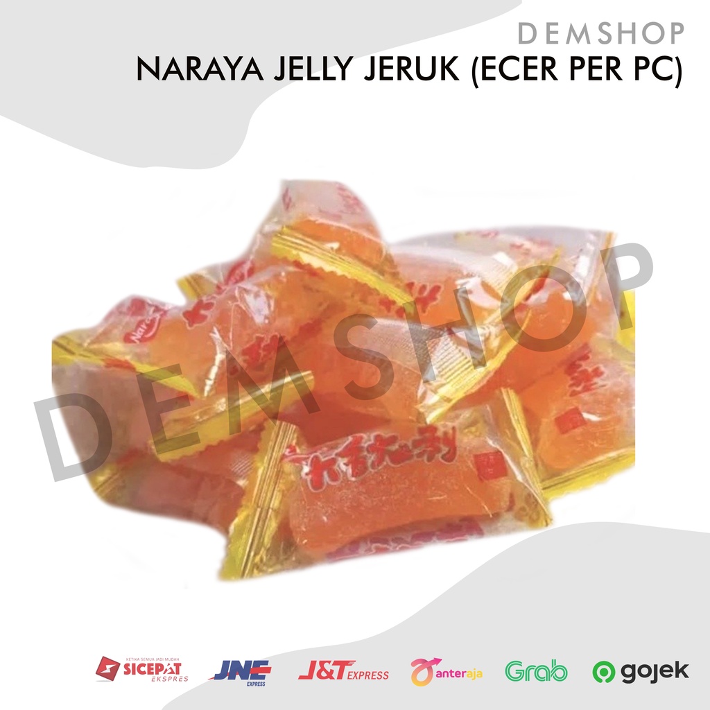 Jual Jelly Jeruk Naraya Permen Manisan Mandarin Orange Jeli Ecer 1pcs Shopee Indonesia 4911