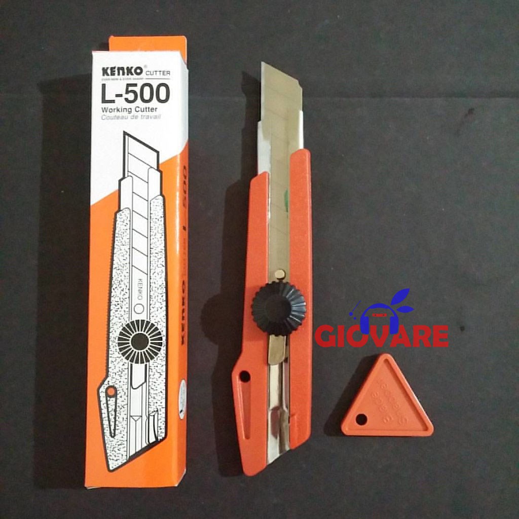 Jual Pisau Cutter Kenko L Besar Pisau Kenko L Besar Original Tajam Shopee Indonesia