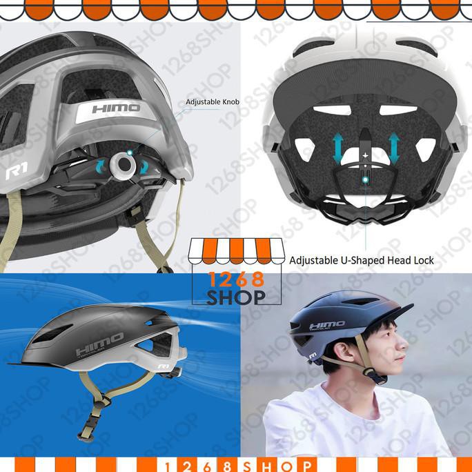 Jual Bergaransi Xiaomi Himo R1 Traveler Bike Cycling Helmet Helm