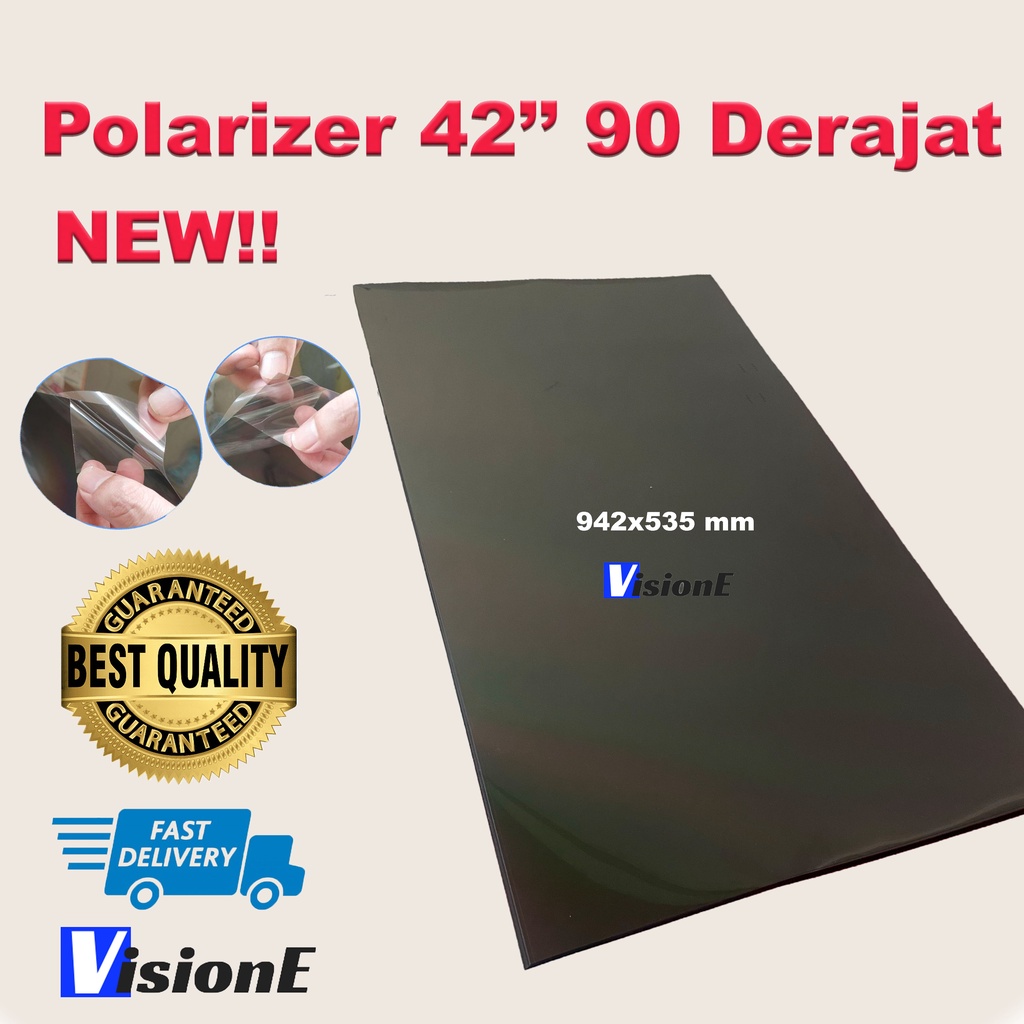 Jual POLARIZER LCD LED 42 INCH 90 DERAJAT BAGIAN DALAM POLARIS LCD ...