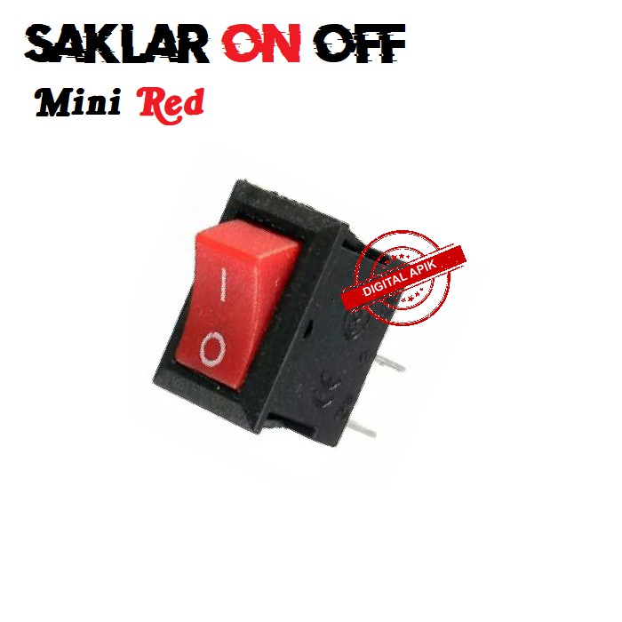 Jual KCD11 Saklar ON OFF Mini Kecil SWITCH Tombol ROCKER 2 PIN Kaki ...