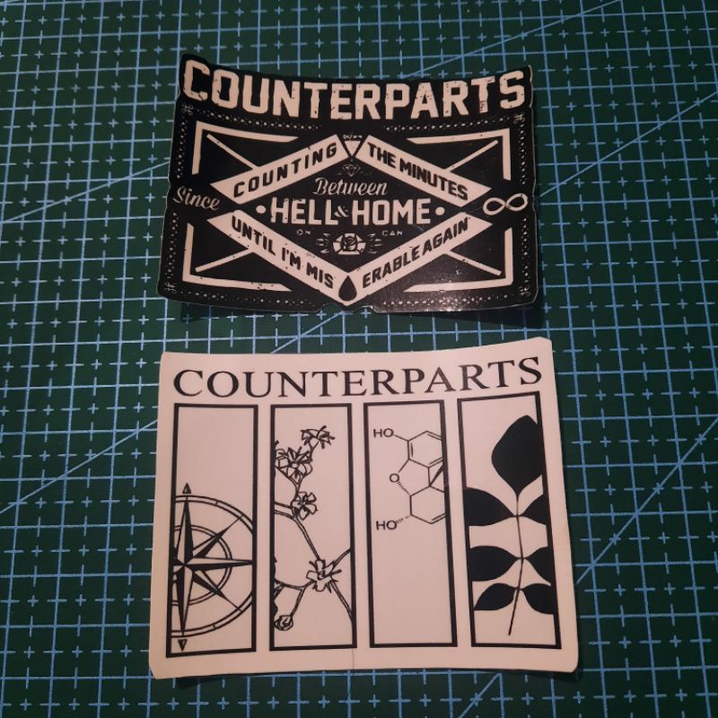 Jual Sticker Band COUNTERPARTS (BOOTLEG) | Shopee Indonesia