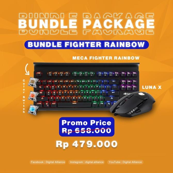 Jual Digital Alliance Bundle Meca Fighter Black With Luna X Shopee Indonesia