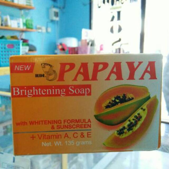 RDL Papaya Brightening Soap Philippines - Sabun Pencerah Pepaya Filipina Halal BPOM