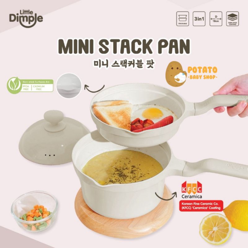 Jual Little Dimple Mini Stack Pan | Shopee Indonesia