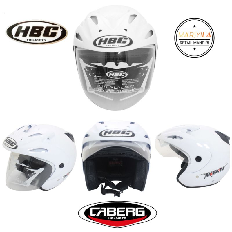 Helm caberg deals half face