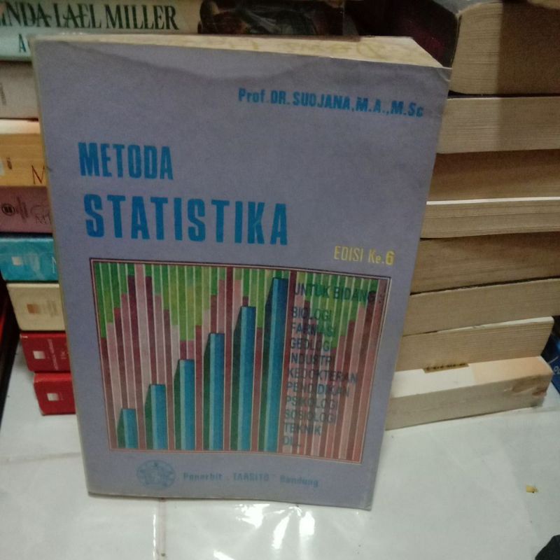 Jual Metoda Statistika Dr Sudjana(ori) | Shopee Indonesia